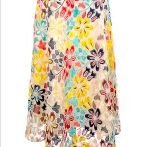 Eva Franco long Floral skirt